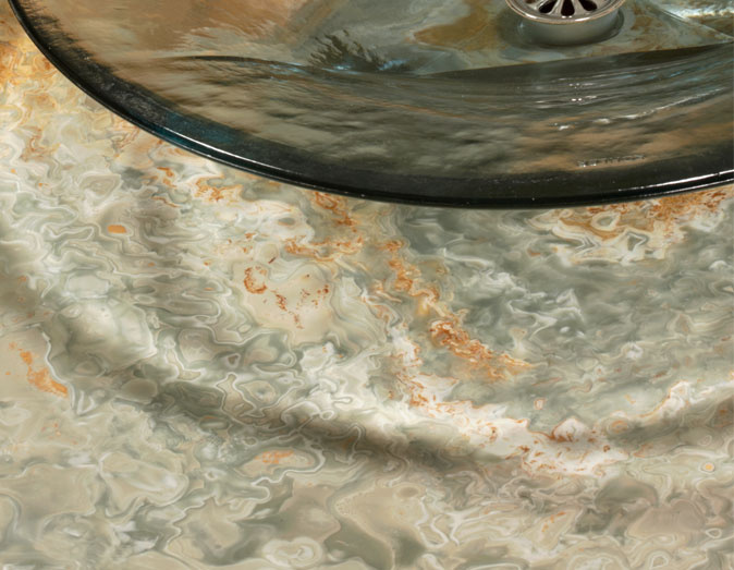 Avion Blue Onyx Bathroom Countertop